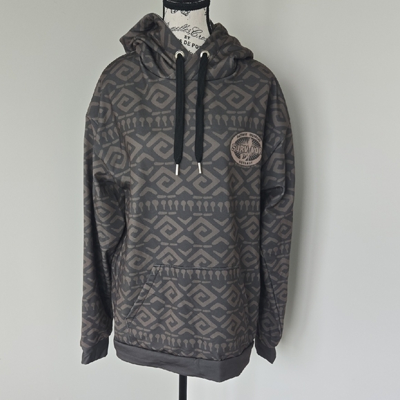 Survivor Other - Hunter Green Patterned Survivor Hoodie